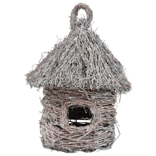 Floristik24 Decorative bird house wood metal decorative tree house Ø17cm H26cm
