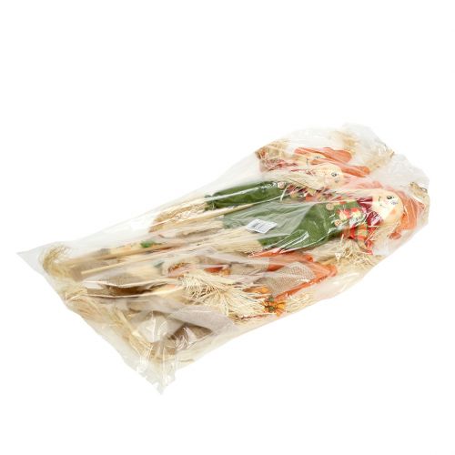 Floristik24 Decorative scarecrows on a stick 38cm 8pcs