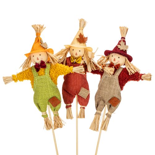 Decorative scarecrow figure on a stick for crafting and plants, 60cm buy online | Floristik24.ie