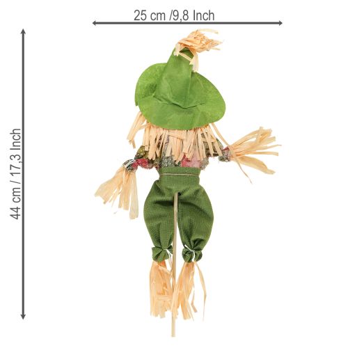 Product Scarecrow on stick flower plug large H44/82cm 4 pcs