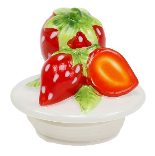 Product Storage jar with lid strawberry 14.5cm