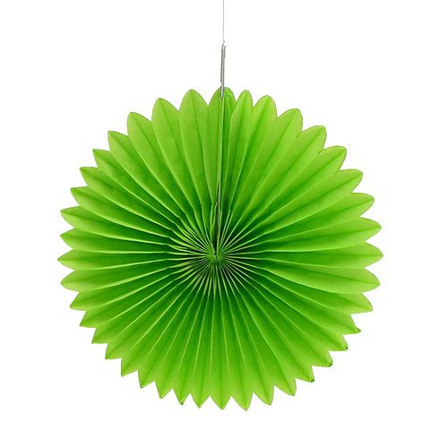Floristik24 Honeycomb paper flower green Ø20cm 3pcs