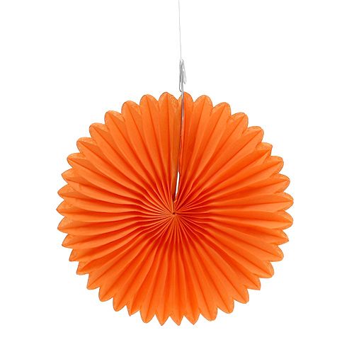 Floristik24 Honeycomb paper flower orange Ø20cm 3pcs