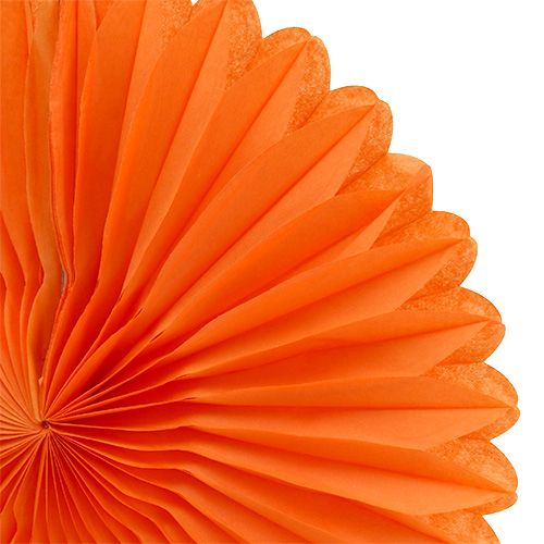 Floristik24 Honeycomb paper flower orange Ø20cm 3pcs