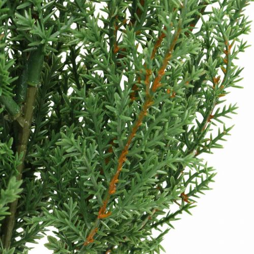 Juniper branch artificial green decorative branch Christmas 39cm 6pcs