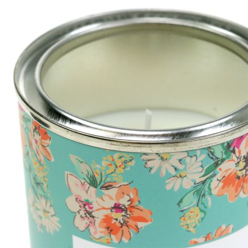 Product Vanilla scented candle in flower box Ø6.5cm
