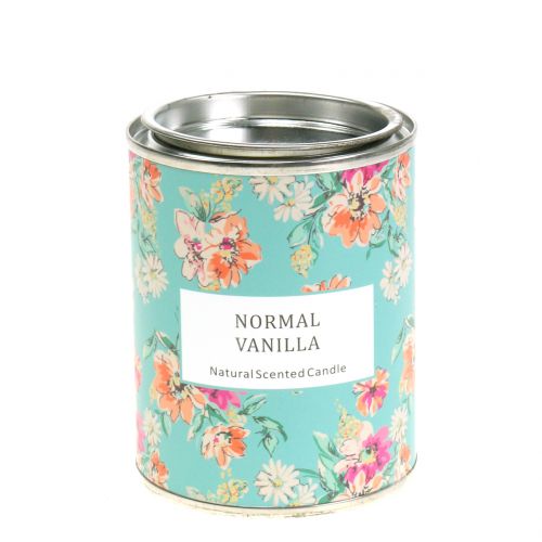 Floristik24 Vanilla scented candle in flower box Ø6.5cm