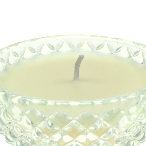 Floristik24 Scented candle in a glass vanilla Ø10cm
