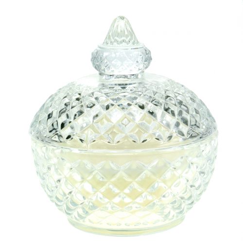 Floristik24 Scented candle in a glass vanilla Ø10cm