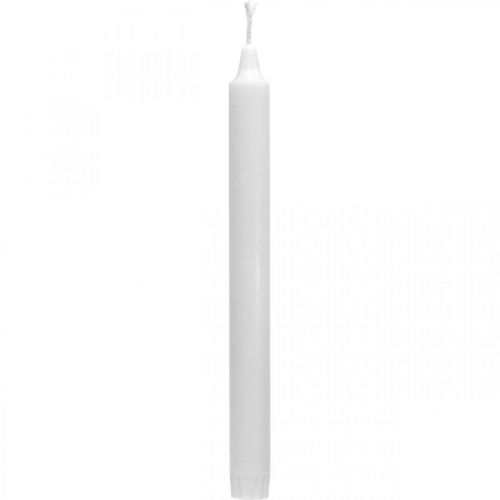 Floristik24 PURE wax candles white 250/23mm natural wax 4 pcs