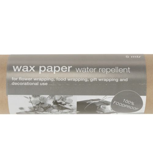Wax paper roll for floristry