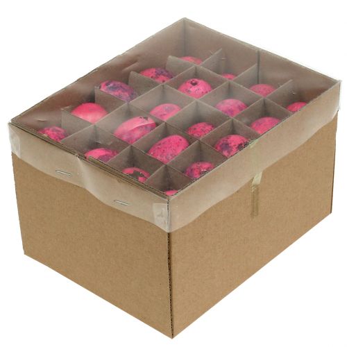 Product Quail Eggs Pink 3.5-4cm Blown Eggs Easter Decoration 50 pcs