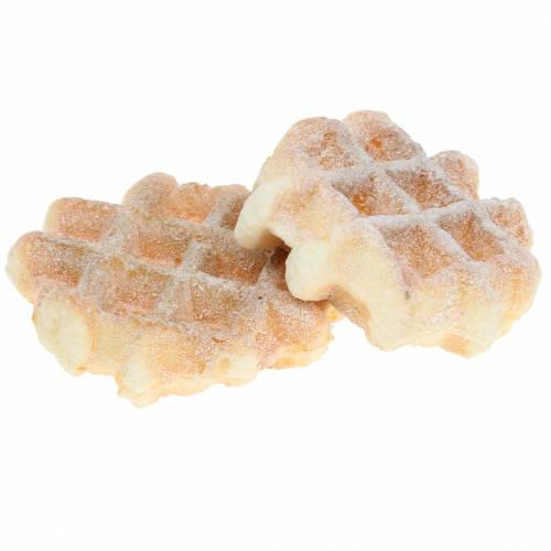 Artificial waffle Ø9cm 2pcs