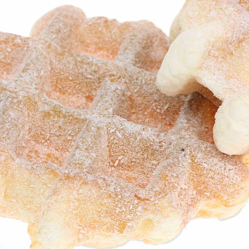 Floristik24 Artificial waffle Ø9cm 2pcs
