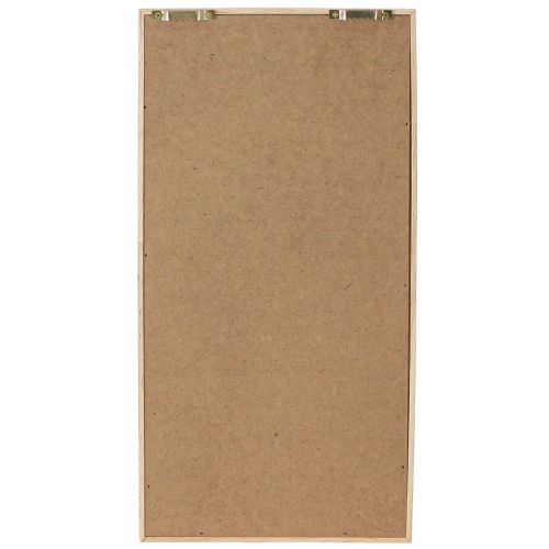 Product Wooden wall art decoration with ceramic vases H35cm country style