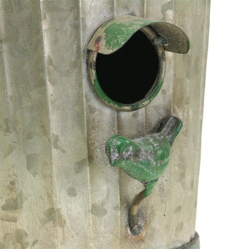 Floristik24 Decorative birdhouse for hanging antique green H26cm