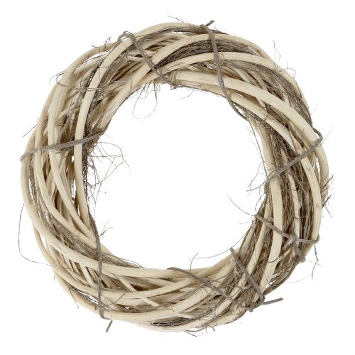 Floristik24 Willow wreath with branches nature Ø30cm