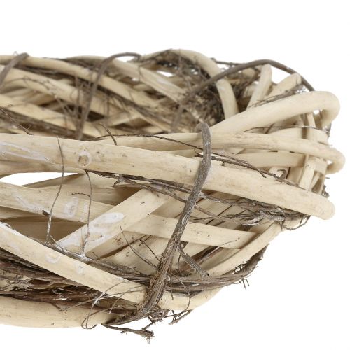 Product Willow wreath with branches nature Ø30cm