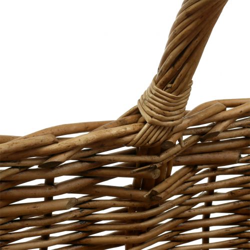 Floristik24 Wicker basket oval 48cm x 34cm H25cm