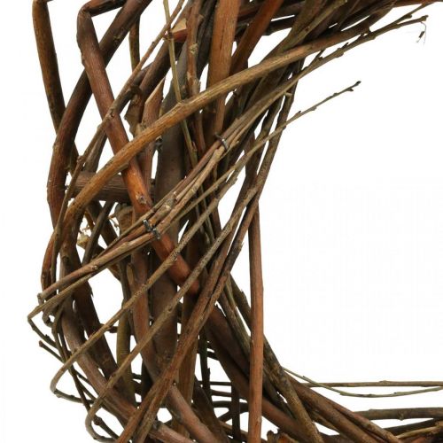 Floristik24 Willow wreath natural decorative wreath made of branches Ø40cm