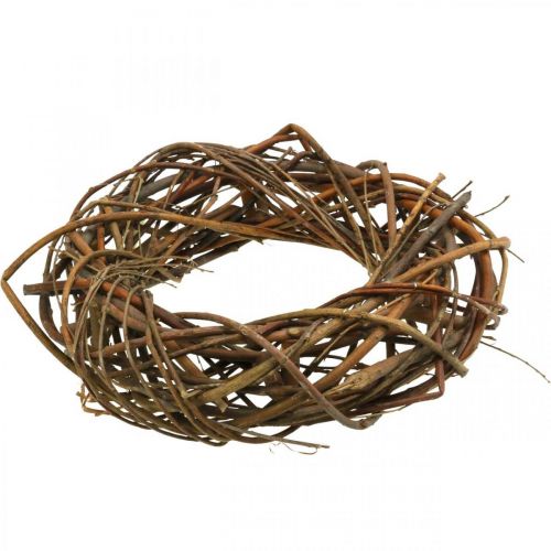 Floristik24 Willow wreath natural decorative wreath made of branches Ø40cm