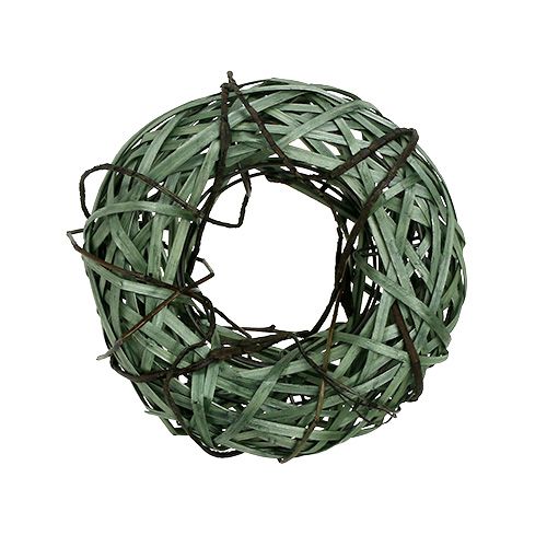 Floristik24 Willow wreath small green Ø28cm