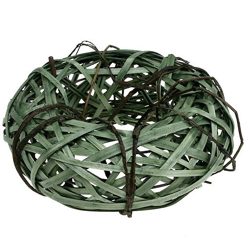 Floristik24 Willow wreath small green Ø28cm