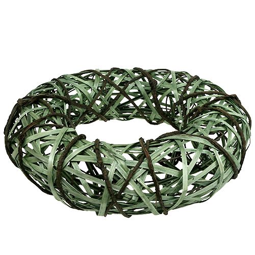 Floristik24 Willow wreath medium green Ø33cm