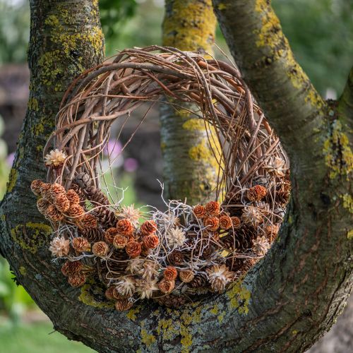 Product Natural willow wreath as a craft wreath for floristry, 40cm