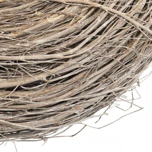 Floristik24 White willow wreath decorative wreath wreath nest table wreath Ø42cm