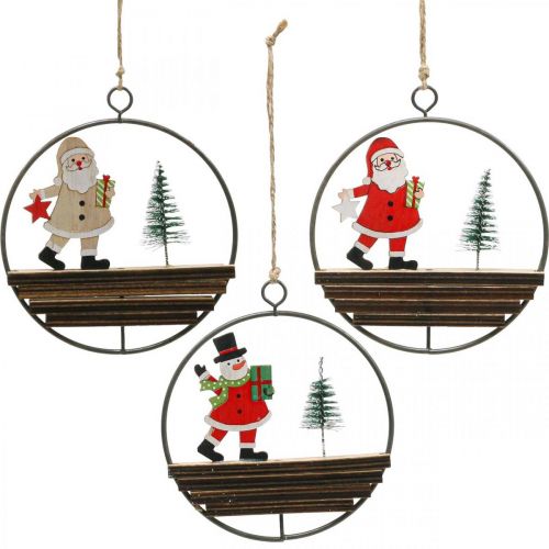UFLF 3Pcs Christmas Ornaments Wooden Miniature Christmas Table Decorations  Reindeer Santa Claus Snowman Christmas Pendants Christmas Novelty  Decorations (A) – BigaMart