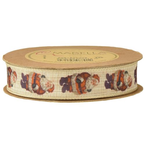 Product Christmas ribbon rustic ribbon Santa Claus 25mm 15m