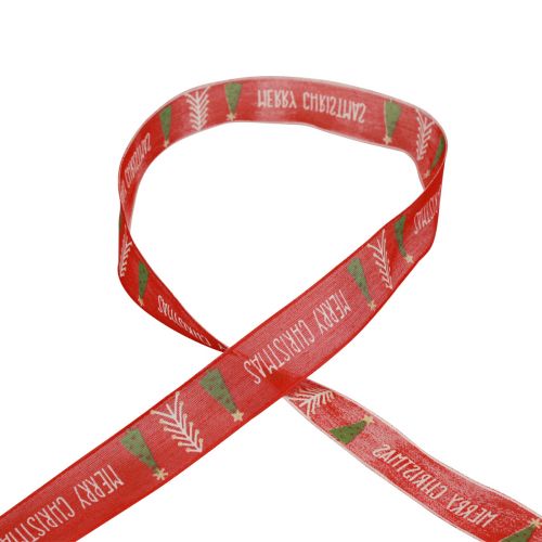 Product Gift ribbon, Christmas ribbon, Christmas ribbon Merry Christmas 25mm 18m