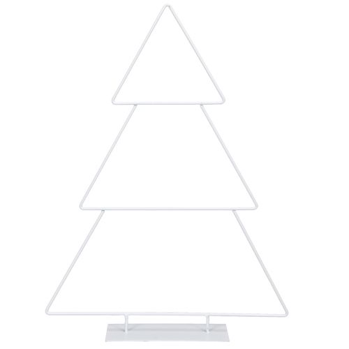 Floristik24 Christmas tree metal white for placing and decorating 41cm