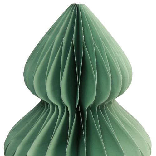 Product Christmas Tree Paper Table Decoration Mint Glitter Ø48cm H60cm
