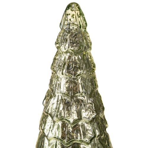 Product Christmas tree with LED lighting vintage green gold 38cm