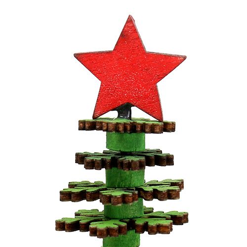 Floristik24 Christmas tree snowflakes green 25cm