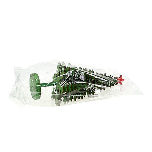 Floristik24 Christmas tree snowflakes green 25cm