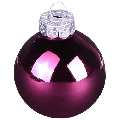 Product Christmas tree balls made of glass Berry Mix Ø7.5cm 12 pcs