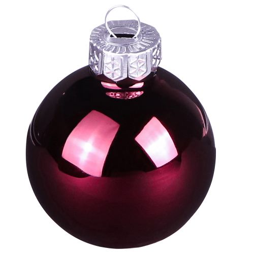 Product Christmas tree balls made of glass Berry Mix Ø7.5cm 12 pcs