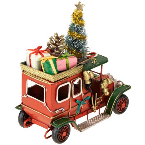 Product Christmas decoration car Christmas car vintage red 15×7×16cm