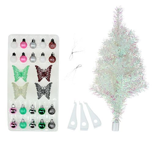 Floristik24 Christmas decoration mini tree multicolored 43cm