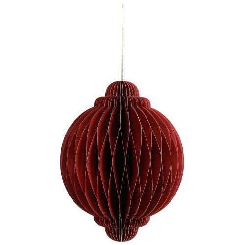 Product Christmas decoration paper Christmas tree decoration Bordeaux H20cm
