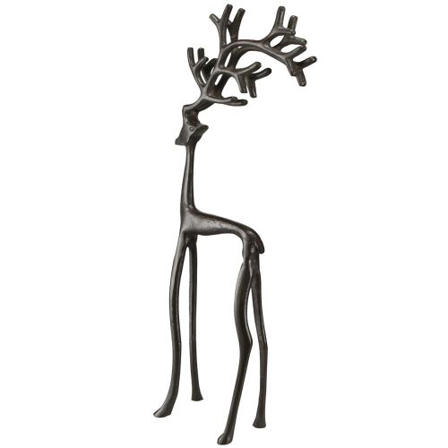 Product Christmas decoration reindeer decoration metal in brown 15x9x53cm