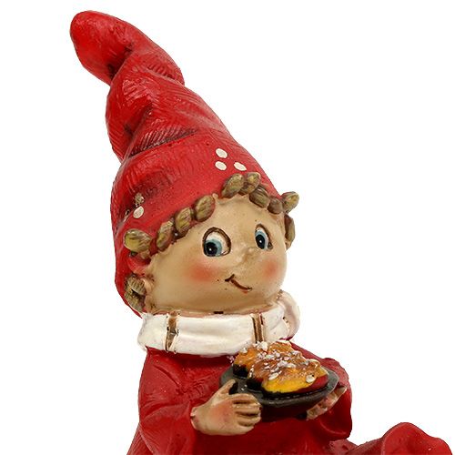 Floristik24 Christmas figurine children 11cm red 2pcs