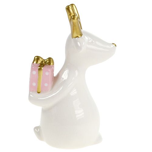 Floristik24 Christmas figure reindeer white 11cm, 12cm 2pcs