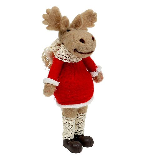 Product Christmas figure moose 22cm made of felt 2pcs