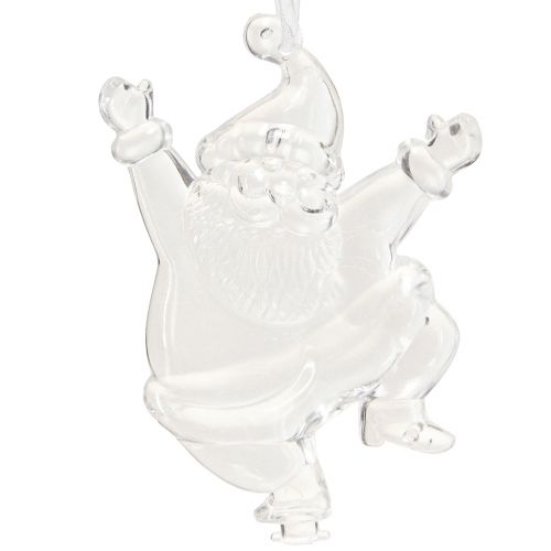 Product Christmas figures winter decoration for hanging clear H10cm 3pcs