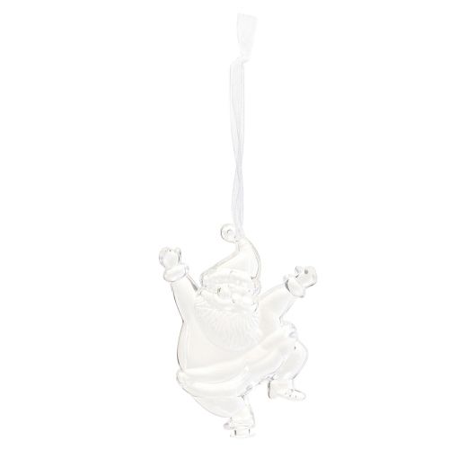 Product Christmas figures winter decoration for hanging clear H10cm 3pcs