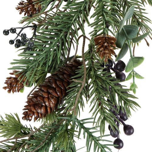 Floristik24 Christmas garland purple berry garland artificial 180cm